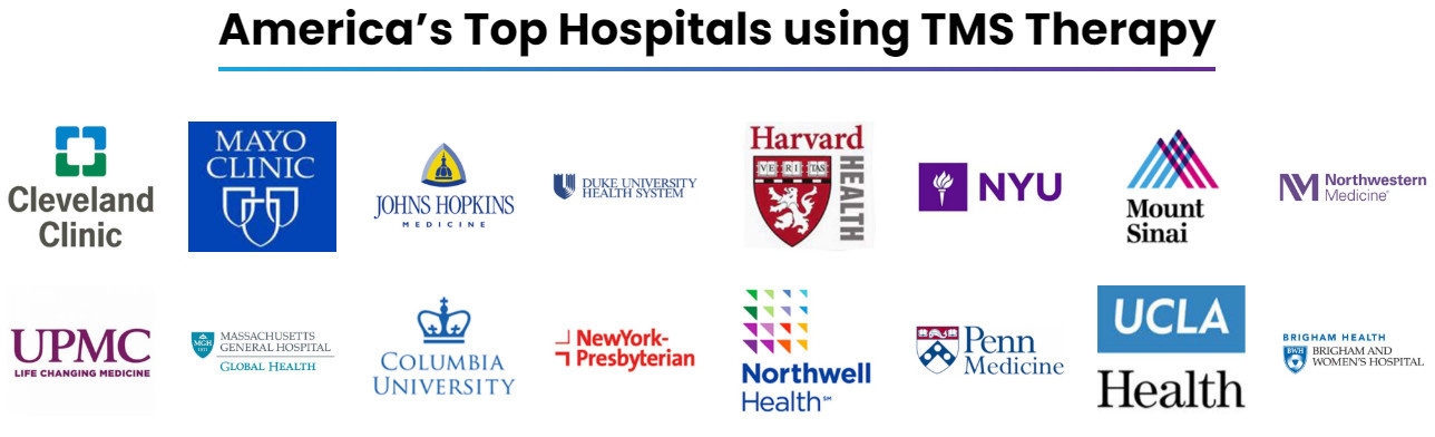 Aamerica's Top Hospitals Using TMS Therapy | Brain Wellness Center